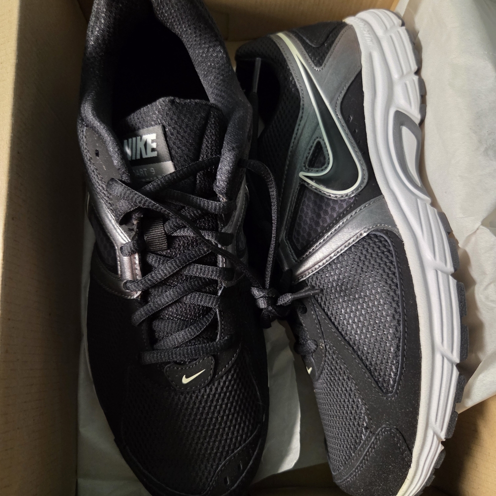 Nike Black and Gray Dart 9 Sneakers